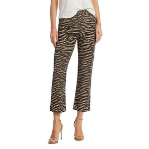 Joie Sharma Ankle Animal Print Pant Size 32